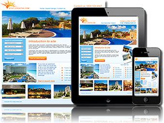 Travel agent website design