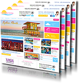 Travel agent web design